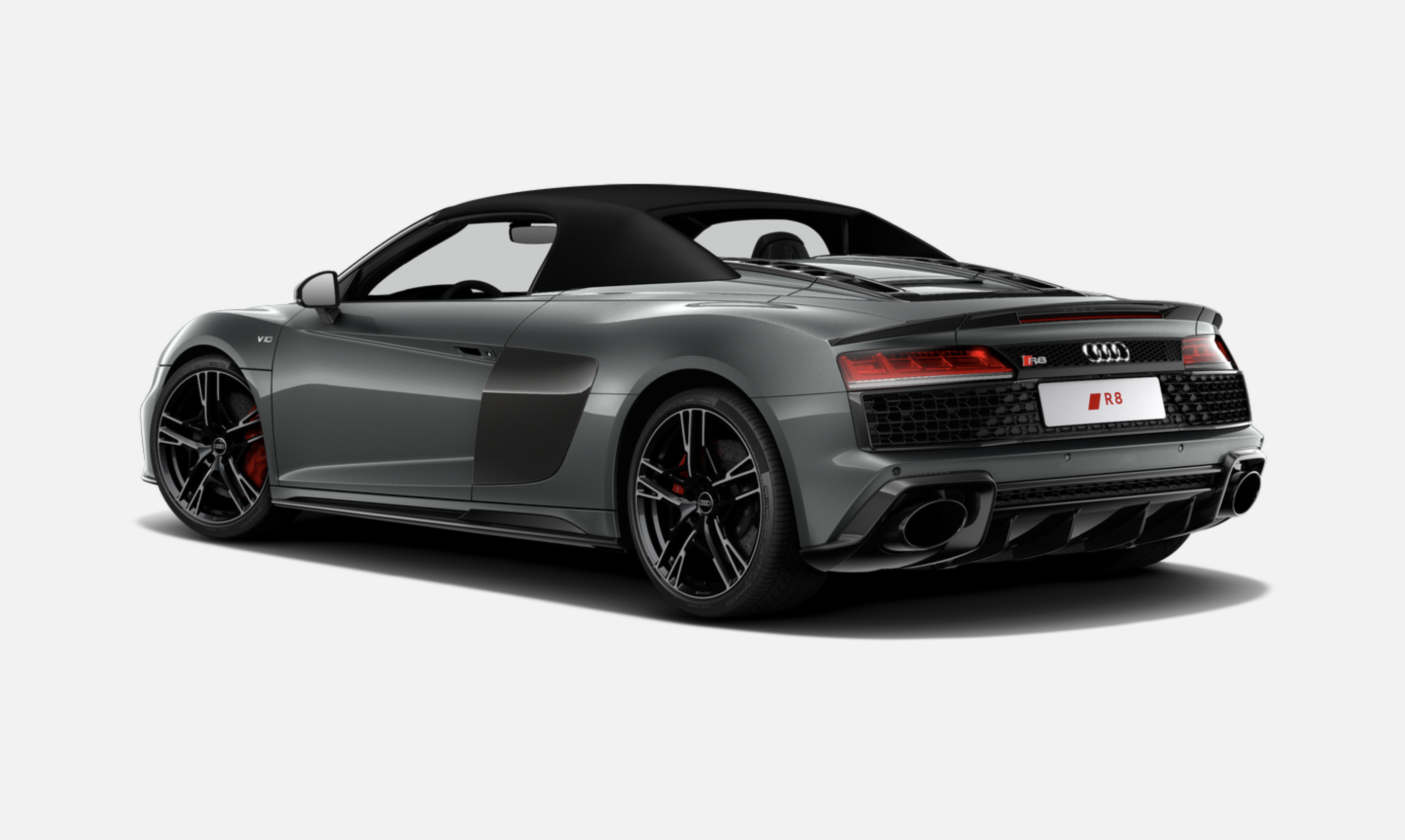 AUDI R8 SPYDER V10 PERFORMANCE | SKLADEM | NOVÉ ČESKÉ AUTO | IHNED K PŘEDÁNÍ | 620 KONÍ | MAX VÝBAVA | ŠEDÁ DAYTONA | KARBON | KERAMICKÉ BRZDY | IHNED K PŘEDÁNÍ | NÁKUP ONLINE | AUTOiBUY.com